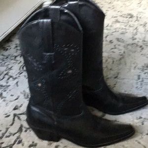 Matisse Black Cowboy Boots size 7